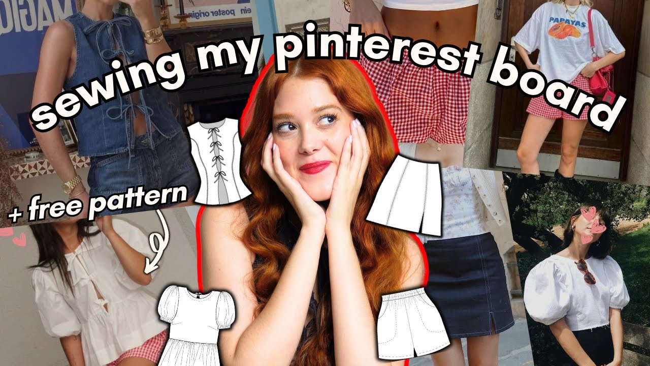 SEWING MY PINTEREST BOARD (w/ free pattern!)