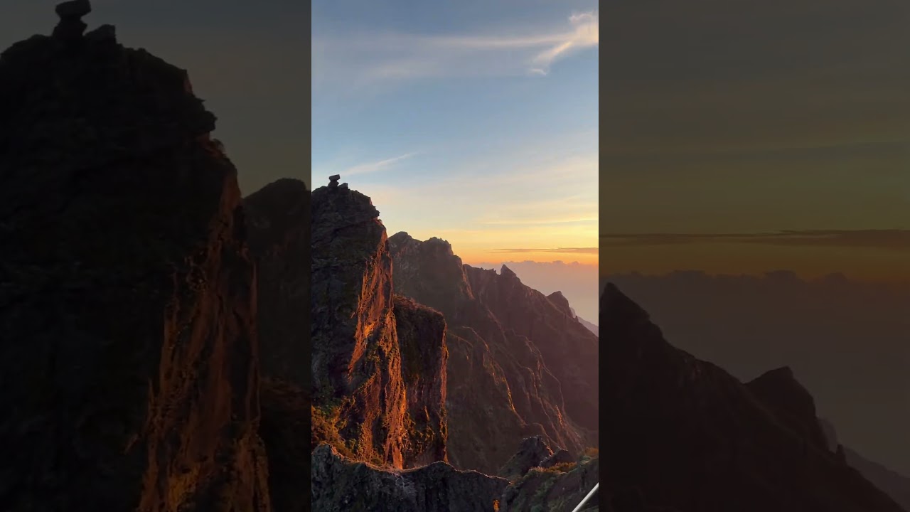#travel #madeira #mountains #sunrise
