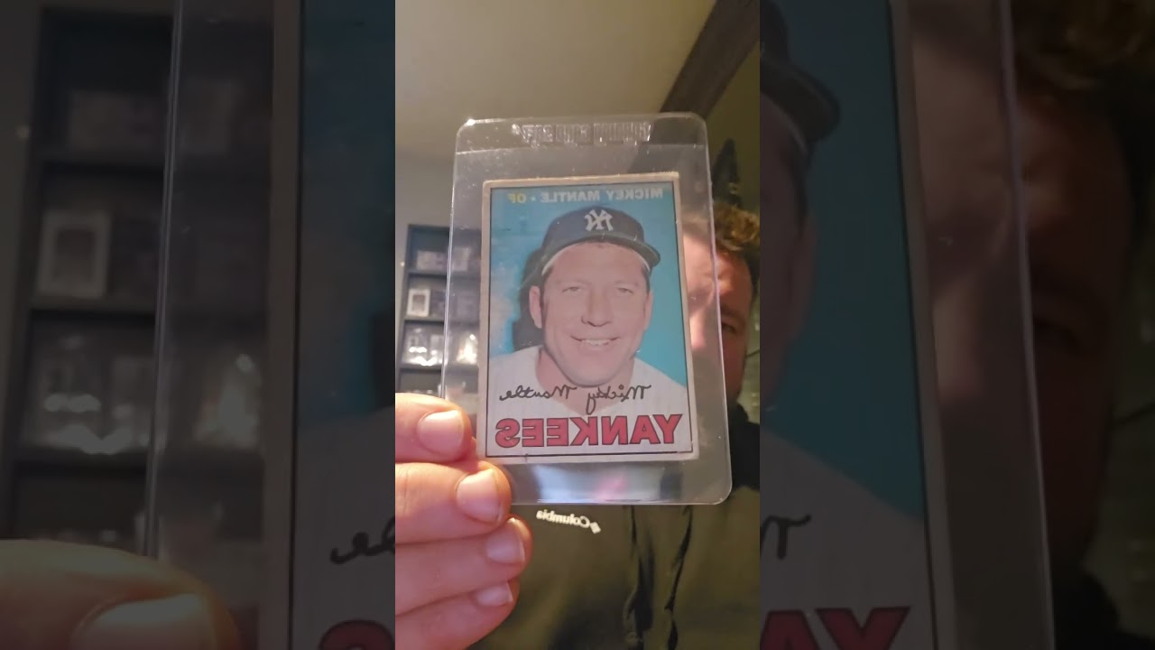 Vintage cards pick-ups Mantle, Aaron, Mays