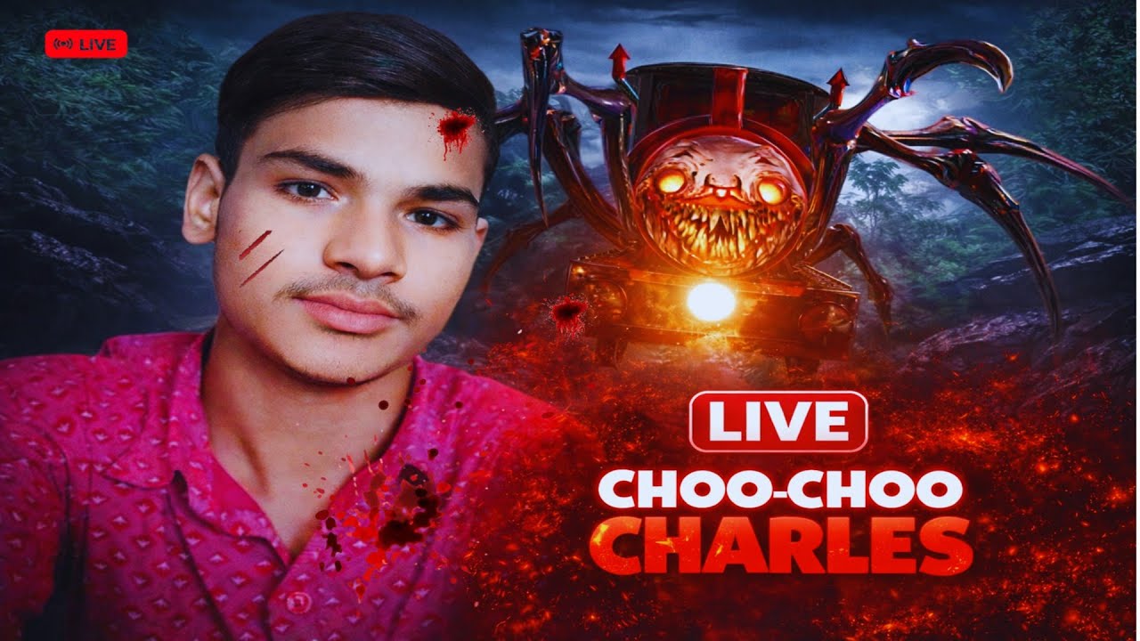 CHOO CHOO CHARLES LIVE GAMEPLAY || HORROR TRAIN ATTACK #shortslive