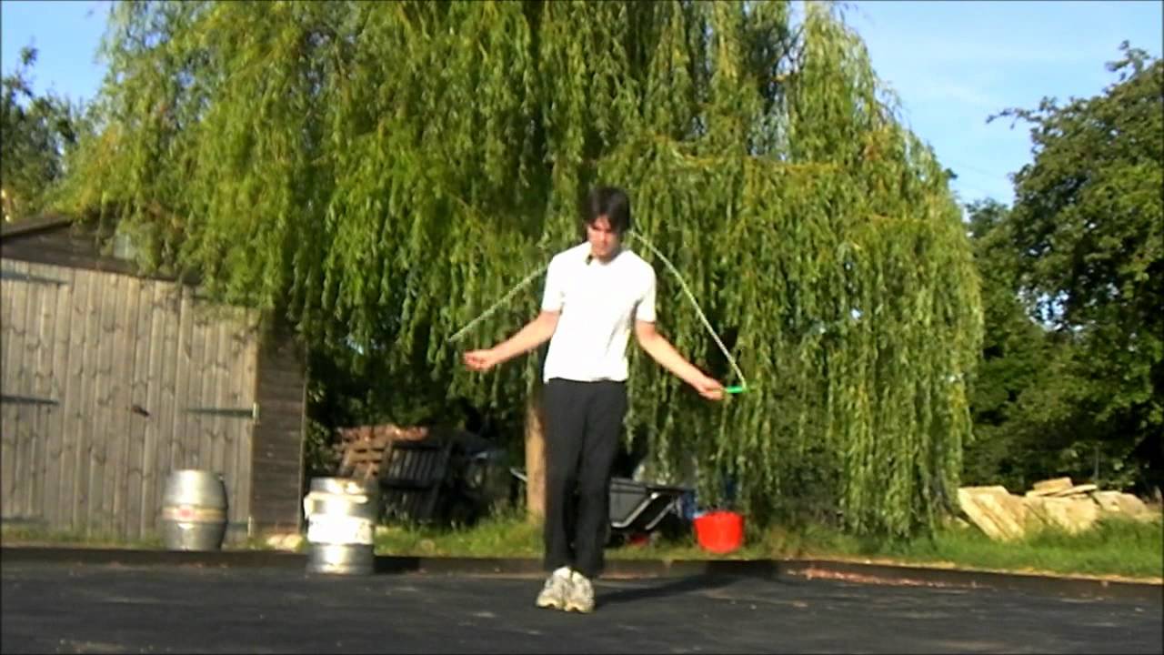 How to do the backwards awesome annie jump rope trick