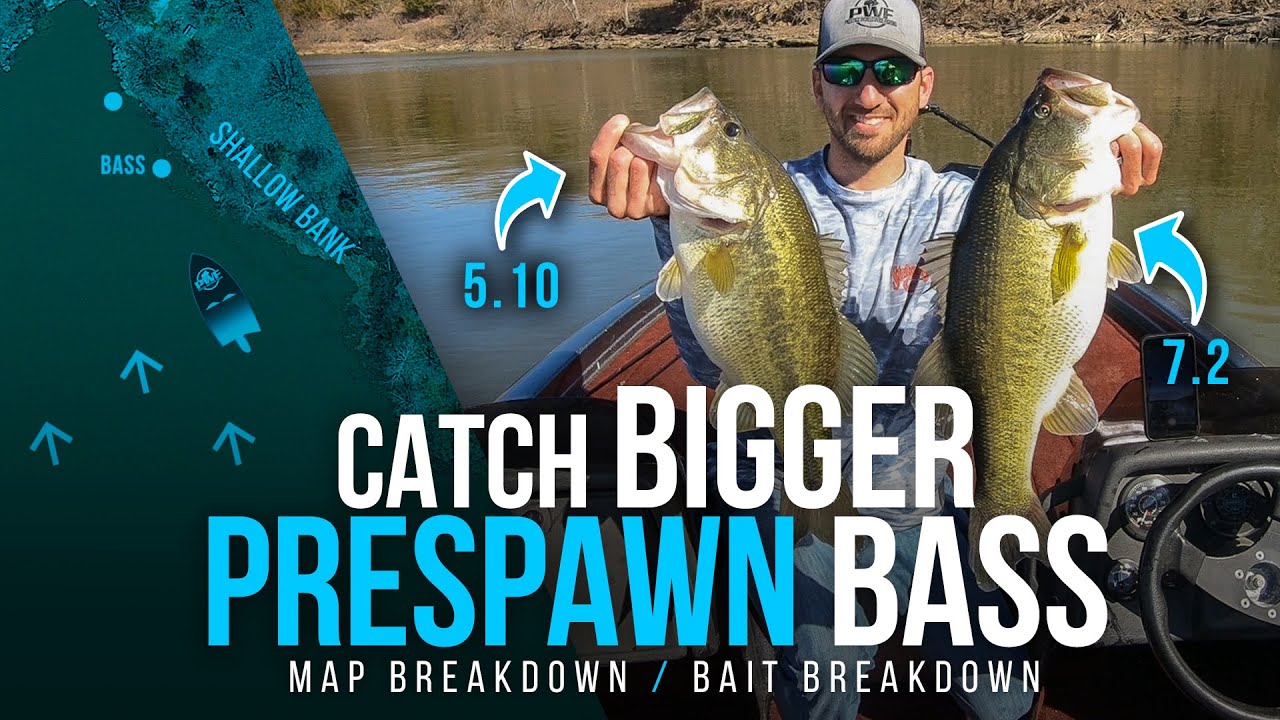 Catch BIGGER Prespawn Bass (Map Breakdown, Boat Positioning, and Baits)