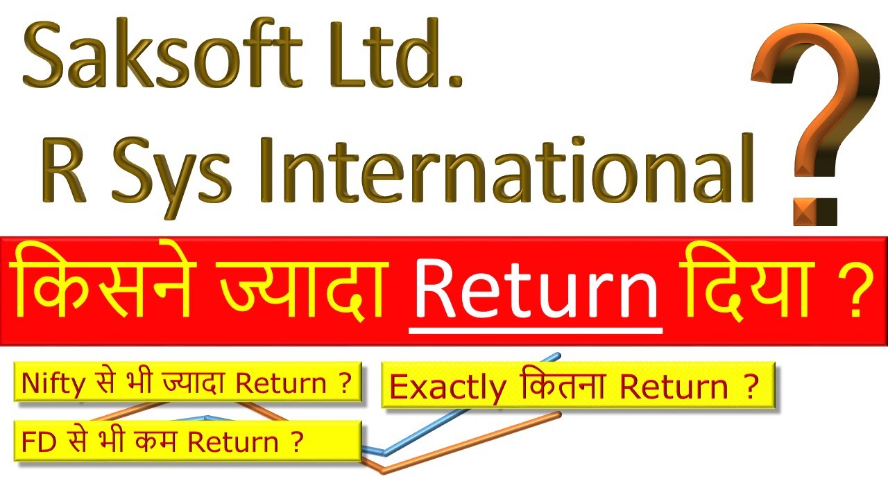 Saksoft Ltd  vs R Sys International