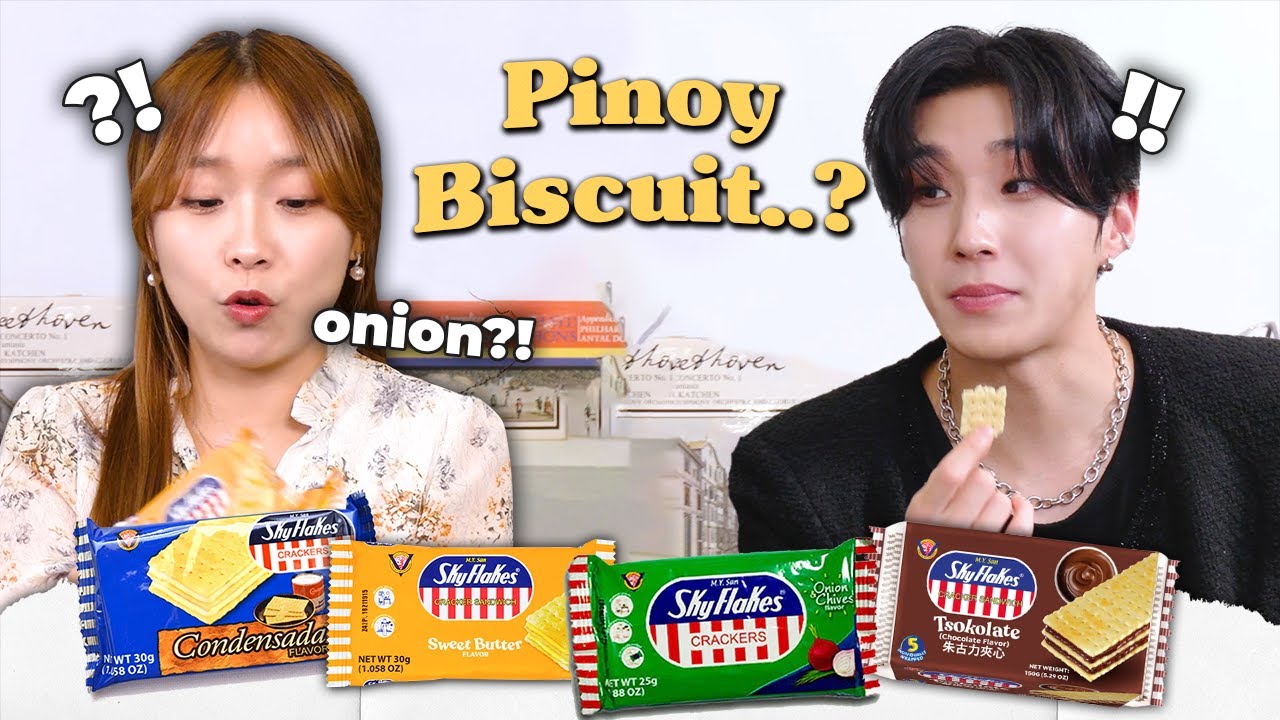 Korean Artist Tries Skyflakes and Sings OPM in Korean! (ft. Moon Jong Up)