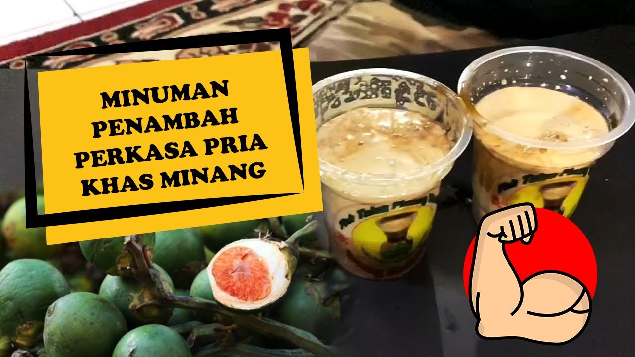 Resep Teh Telur Pinang Mudo, Minuman Penambah Stamina Pria Minang | Indonesian Street Food