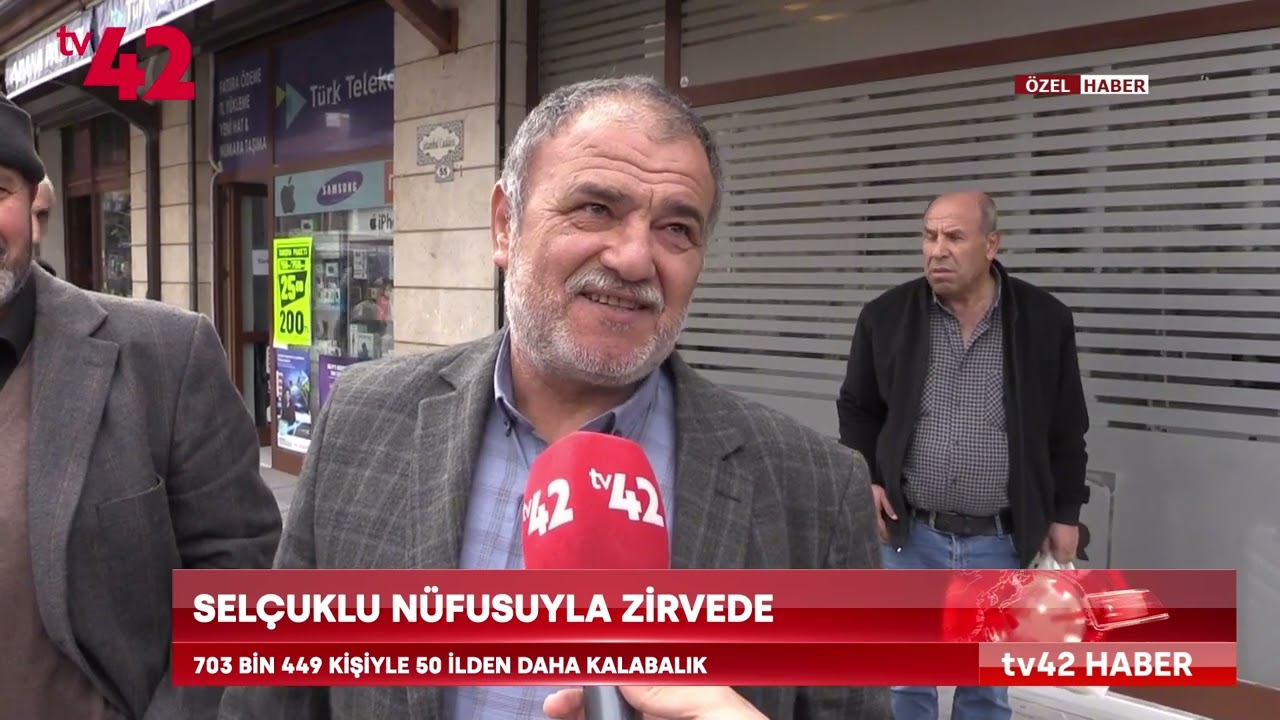 SELÇUKLU NÜFUSUYLA ZİRVEDE