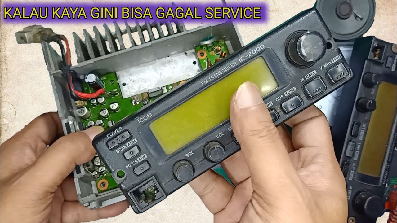 icom ic 2000 mati total alamat batal service @W Elektronik