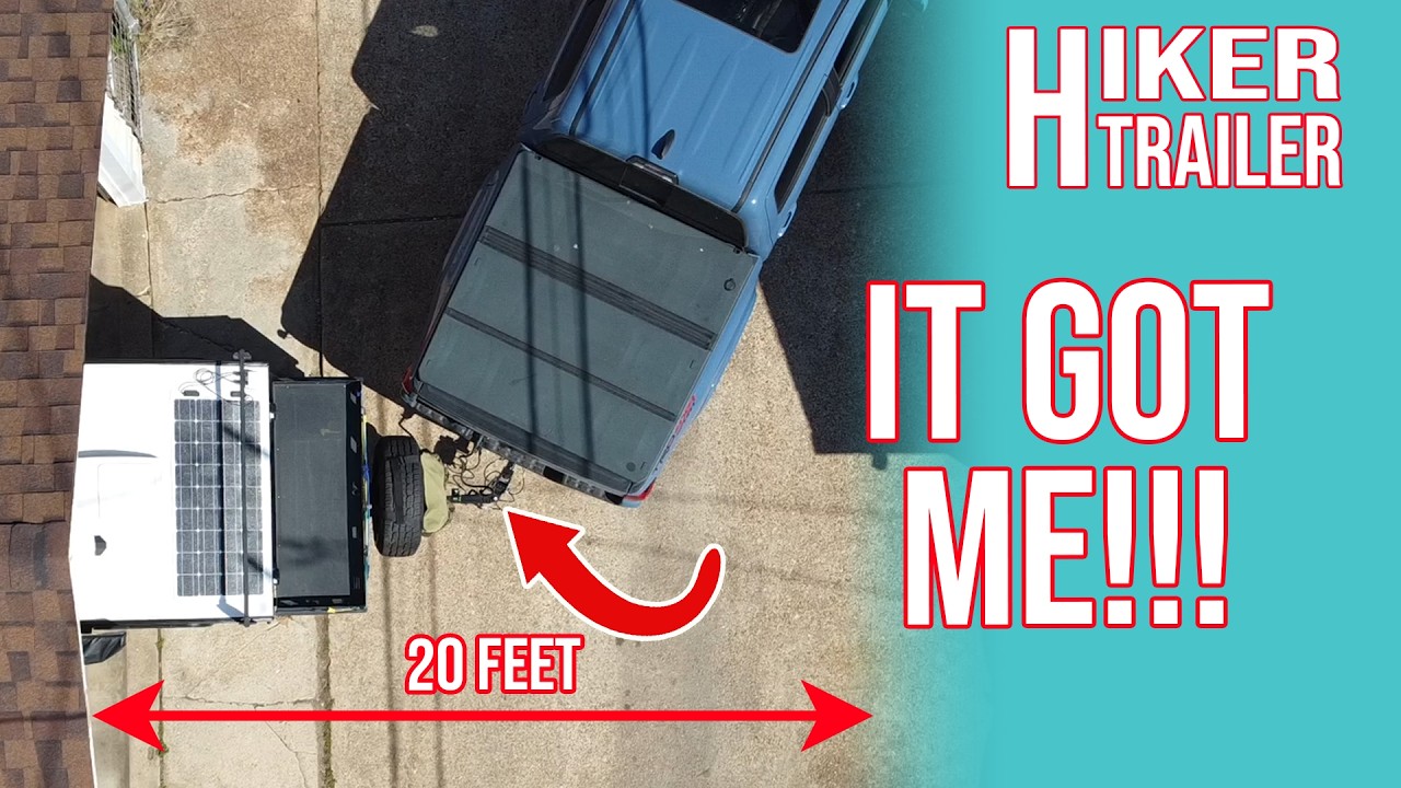 Backing Up - A Game of INCHES #hikertrailer #overlanding #rvlife