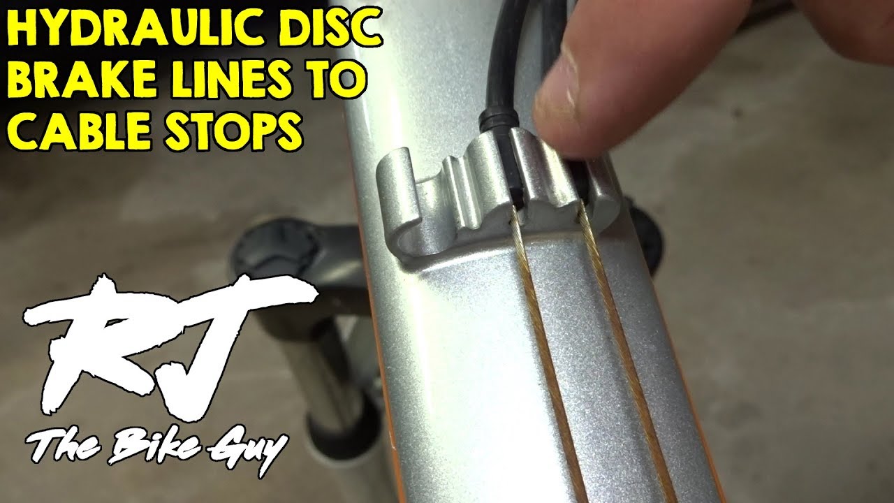 Hydraulic Disc Brake Line Guides To Cable Stops