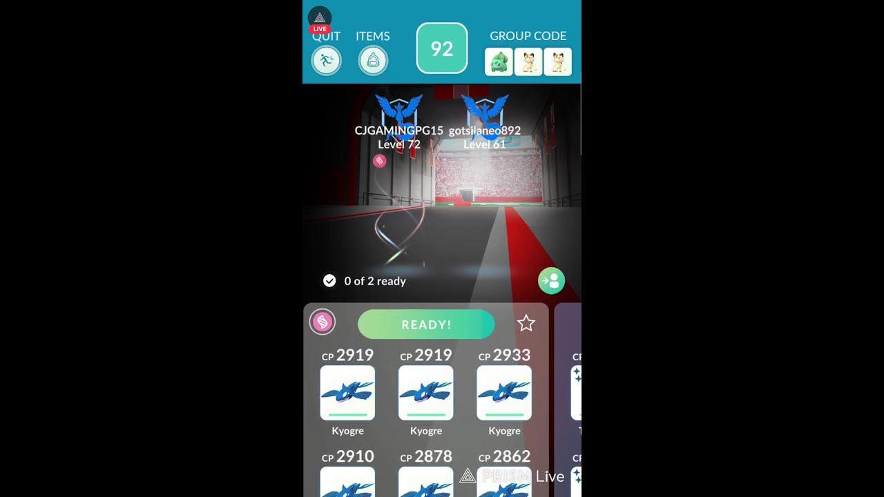 Live streaming of @CJGAMINGPG 🔴 KALOS TOUR SHINY HUNT &  Raid Invites