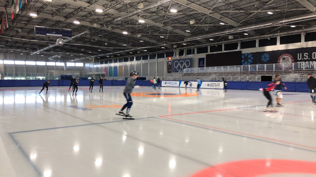 Short track workout USA speedskating