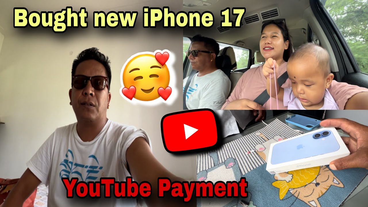 Bought new iPhone 📱 17 ☺️|| YouTube Payment 💵 || Pema’s Channel 