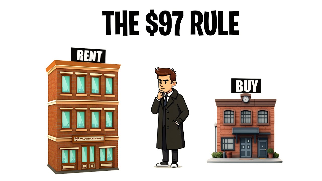 THE $97 RULE: Rent vs Buy (I Spent 40 Hours On This Calculation)