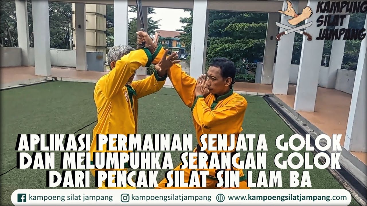 Aplikasi Permainan Senjata Golok Dan Melumpuhkan Serangan Golok dari Pencak Silat Sin Lam Ba