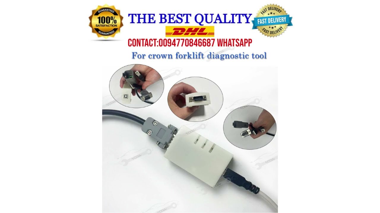 Crown RCAN -USB CAN Interface for Crown Forklift Diagnostic Service Tool