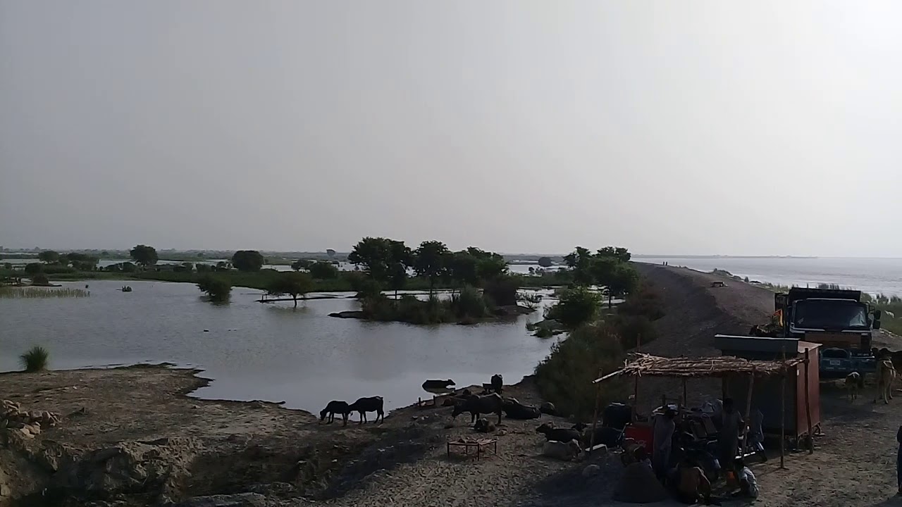 Indus river in chachran Sharif