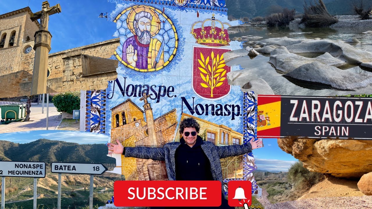LUGARES SECRETOS en Zaragoza - Nonaspe en medio de dos rios importantes de Espa&ntilde;a