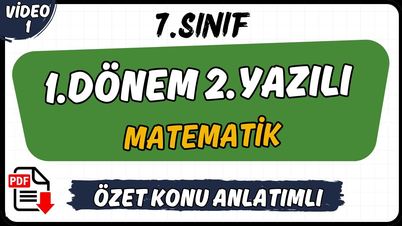 7.Sınıf Matematik 1.Dönem 2.Yazılı Meb Mebi Senaryo Sorular Ve Cevaplar +PDF