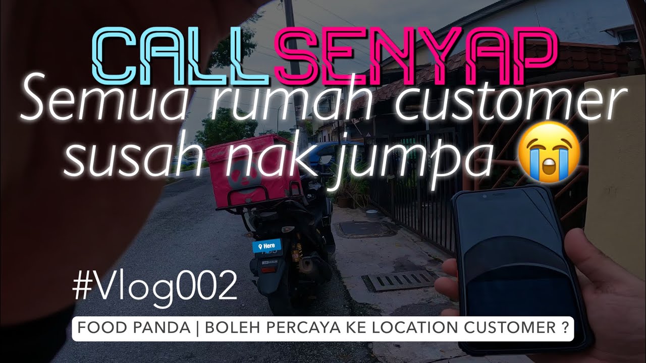 FOOD PANDA | SEMUA RUMAH CUSTOMER SUSAH NAK JUMPA