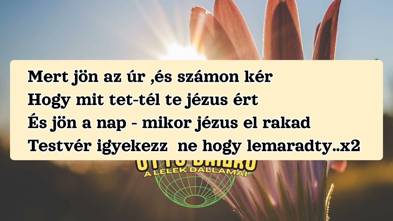 Otto Danko - Mert jön az UR Negativ Enek (Karaoke)