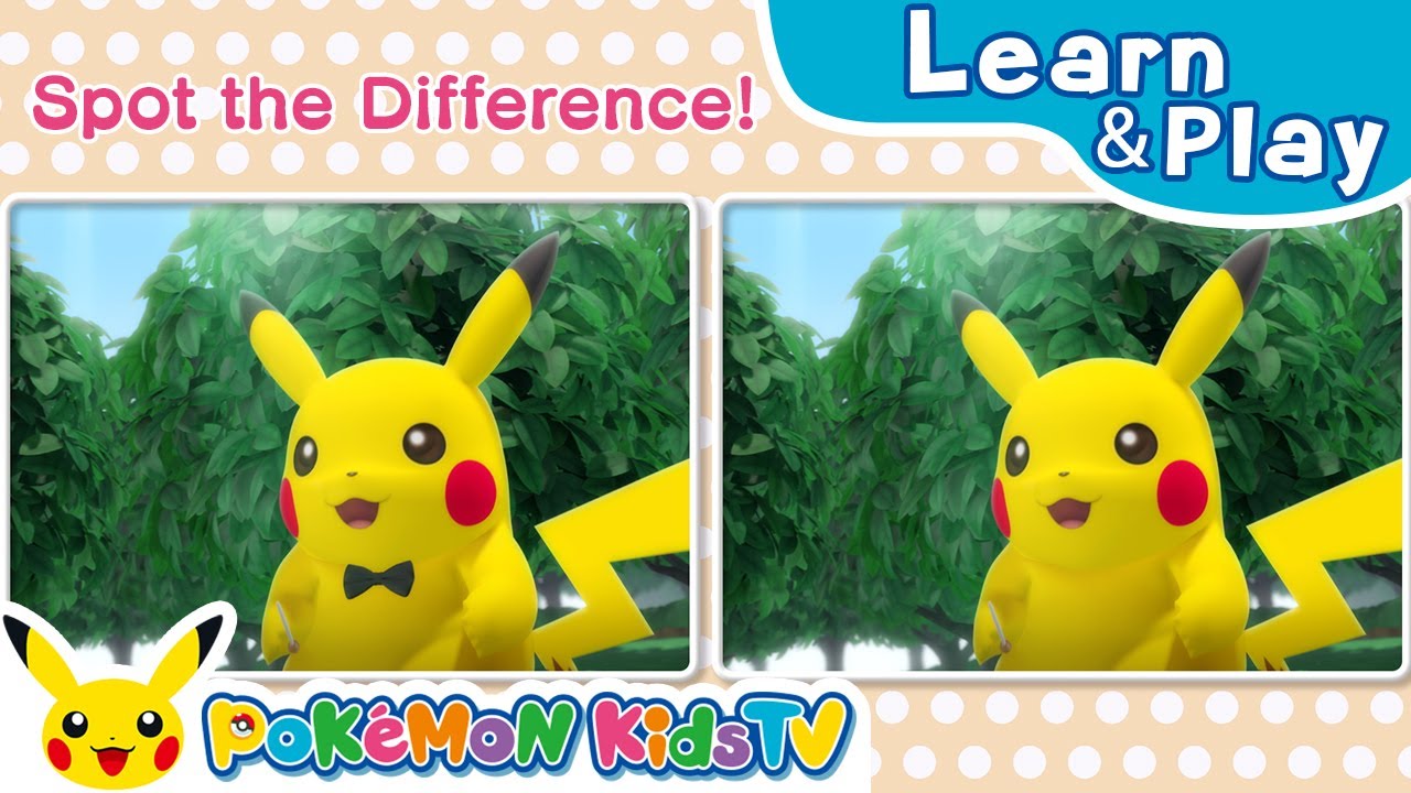 Spot the Differences: Pokémon Forest Concert | Learn & Play with Pokémon | Pokémon Kids TV​