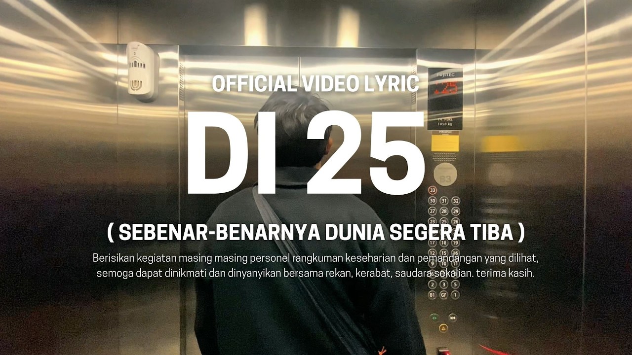 BINGAR. - DI 25 (SEBENAR-BENARNYA DUNIA SEGERA TIBA) OFFICIAL VIDEO LYRIC