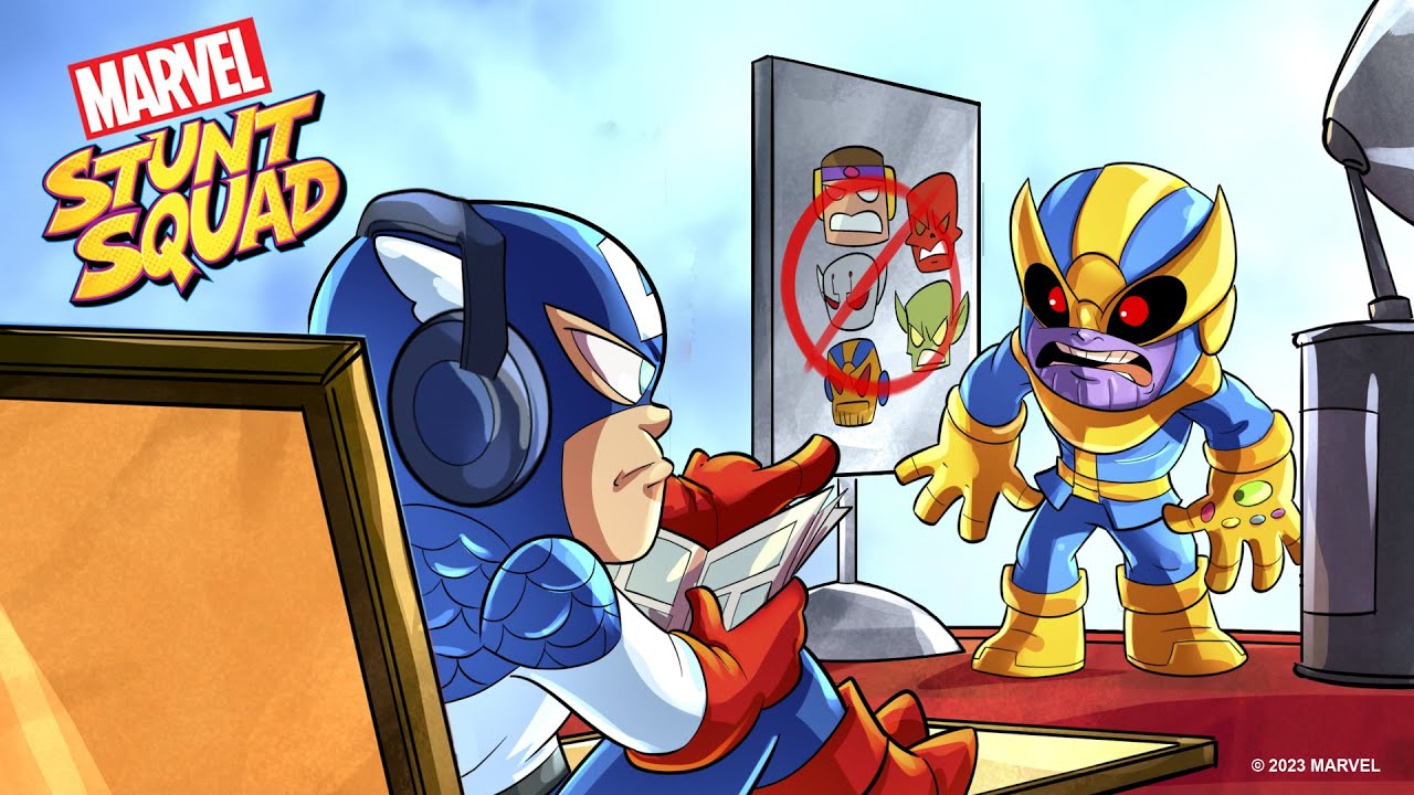 Capit&atilde;o Am&eacute;rica vs. Thanos | Stunt Squad: epis&oacute;dio 5 | Marvel Avengers