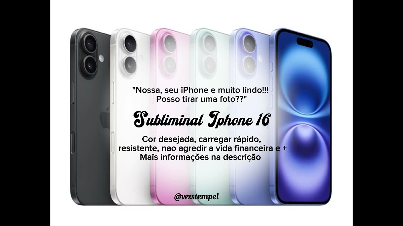 `Subliminal para atrair/ter um iPhone 16 desejado.` #subliminal #lds #iphone16 #manifestação 