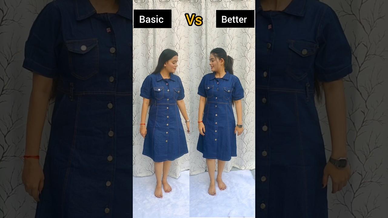 denim dress 👗|| messho finds||#ytshorts #trending #viralshorts