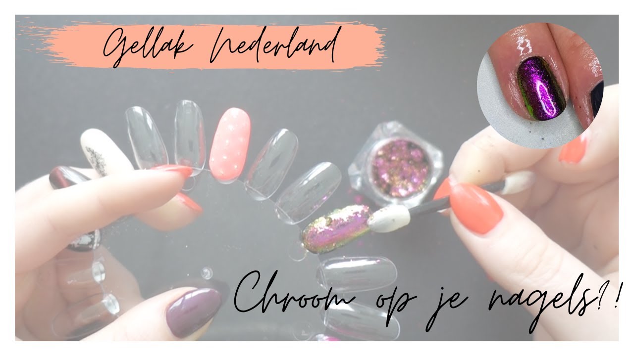 NAGELS VAN CHROOM!! - Gellak Nederland - Nail art demonstratie