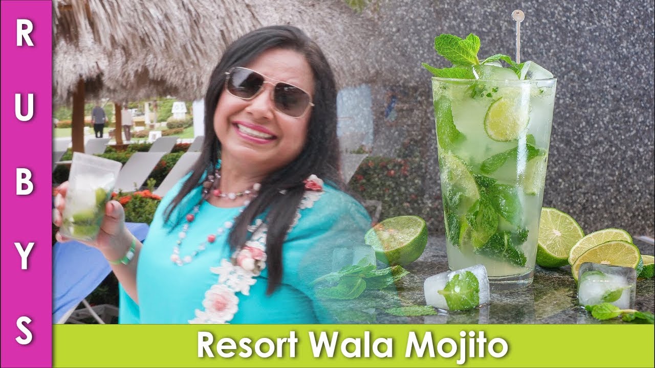 Mojito Sparkling Light & Refreshing Mint & Lime Drink Recipe in Urdu Hindi - RKK