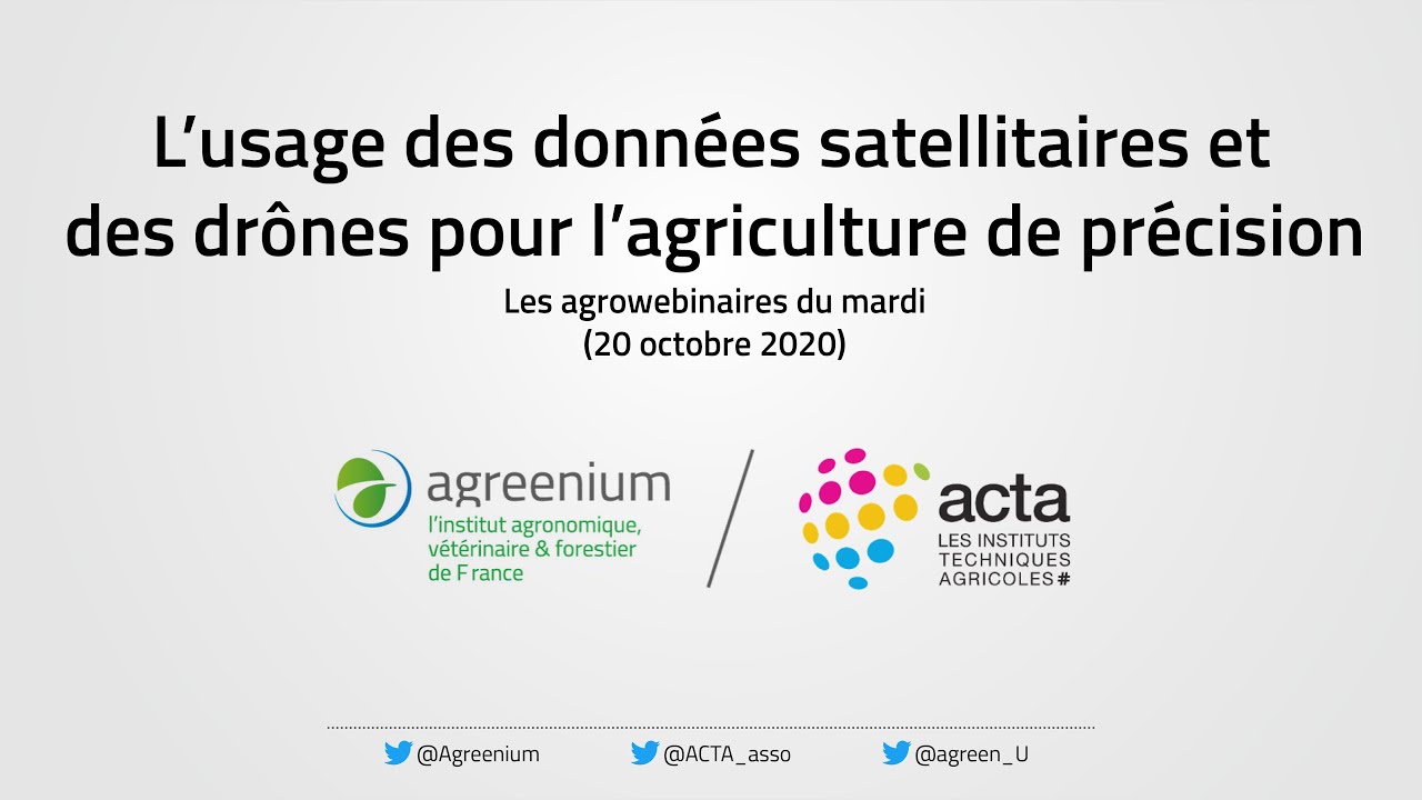 L’usage des données satellitaires et des drônes pour l’agriculture de précision
