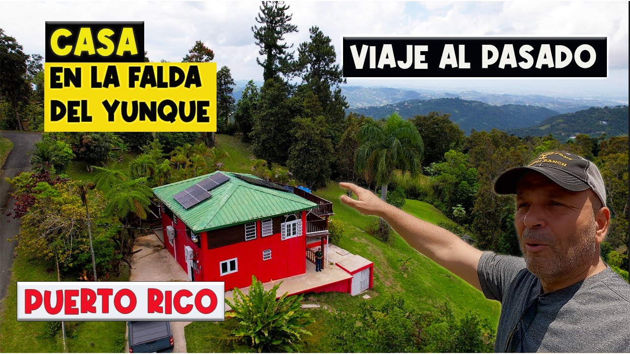 Visité la Casa de "Mi COMPAY", en el Yunque, Villa ESCARLATA.