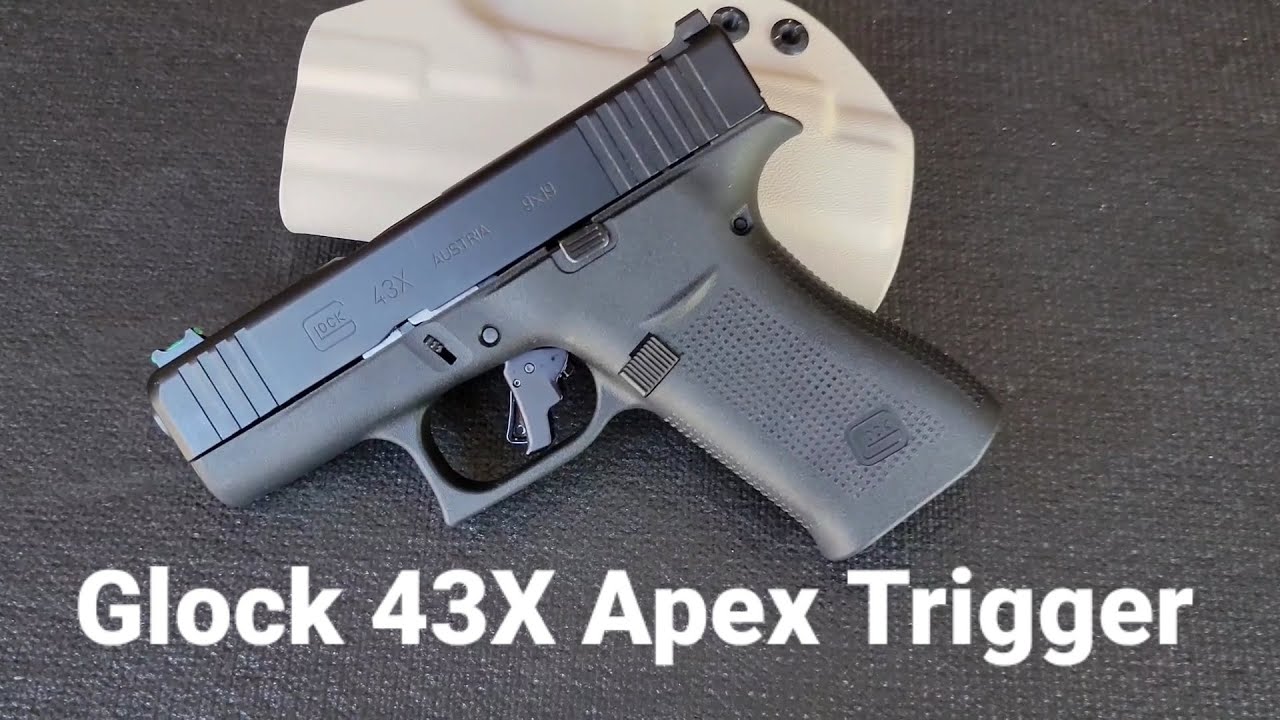 Установка спускового крючка Apex на Glock 43X
