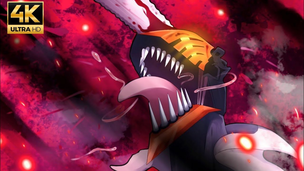 Denji vs Bat Devil Fight Scene 4K | Chainsaw Man 4K