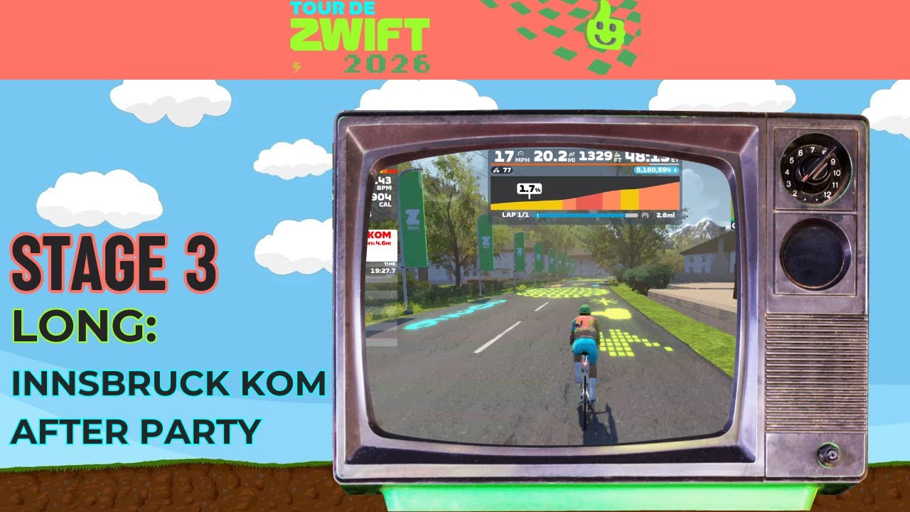 Tour de Zwift 2026: Stage 3 Long - Innsbruck KOM After Party