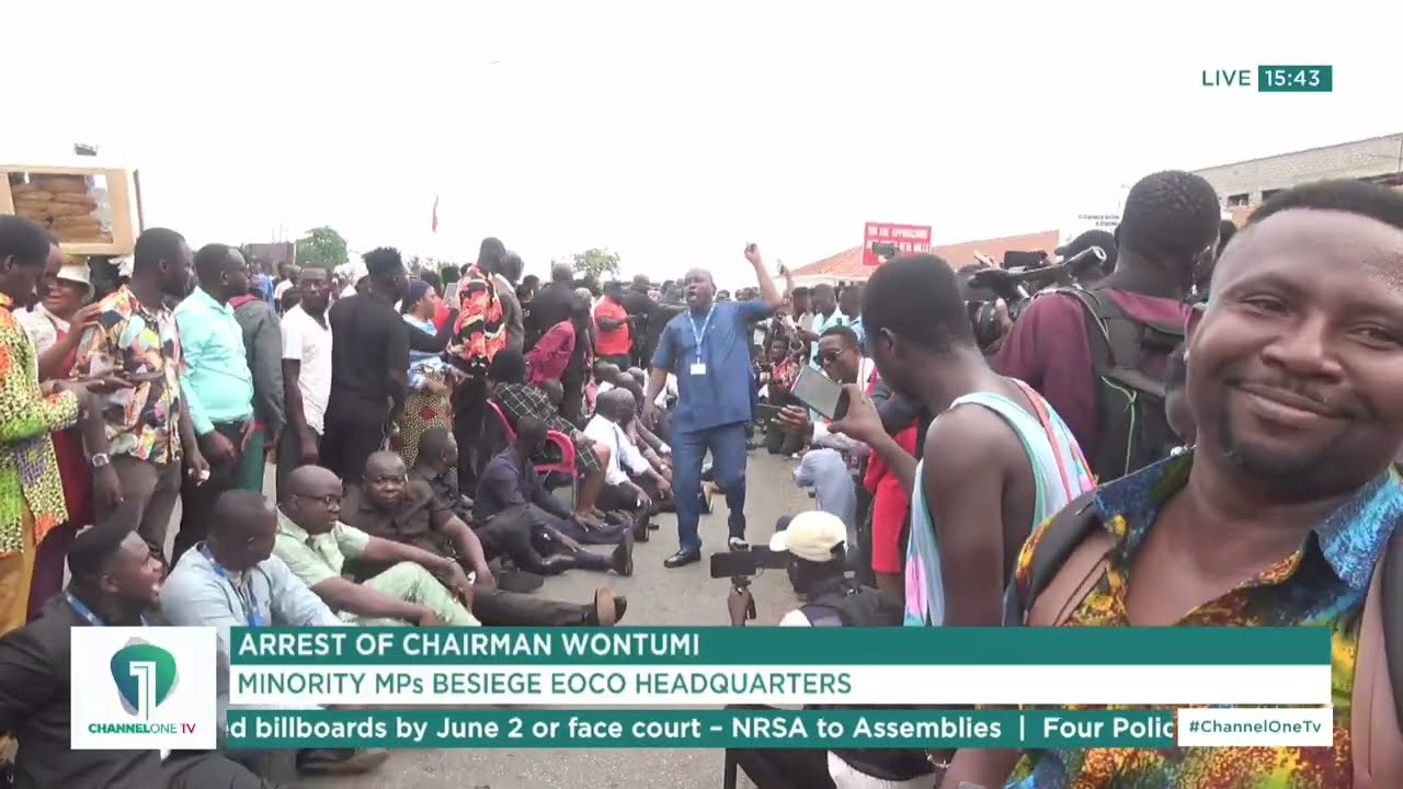 WATCH: NPP MPs Sit on the Floor! Demanding The Release of Chairman Wontumi | Channel One News