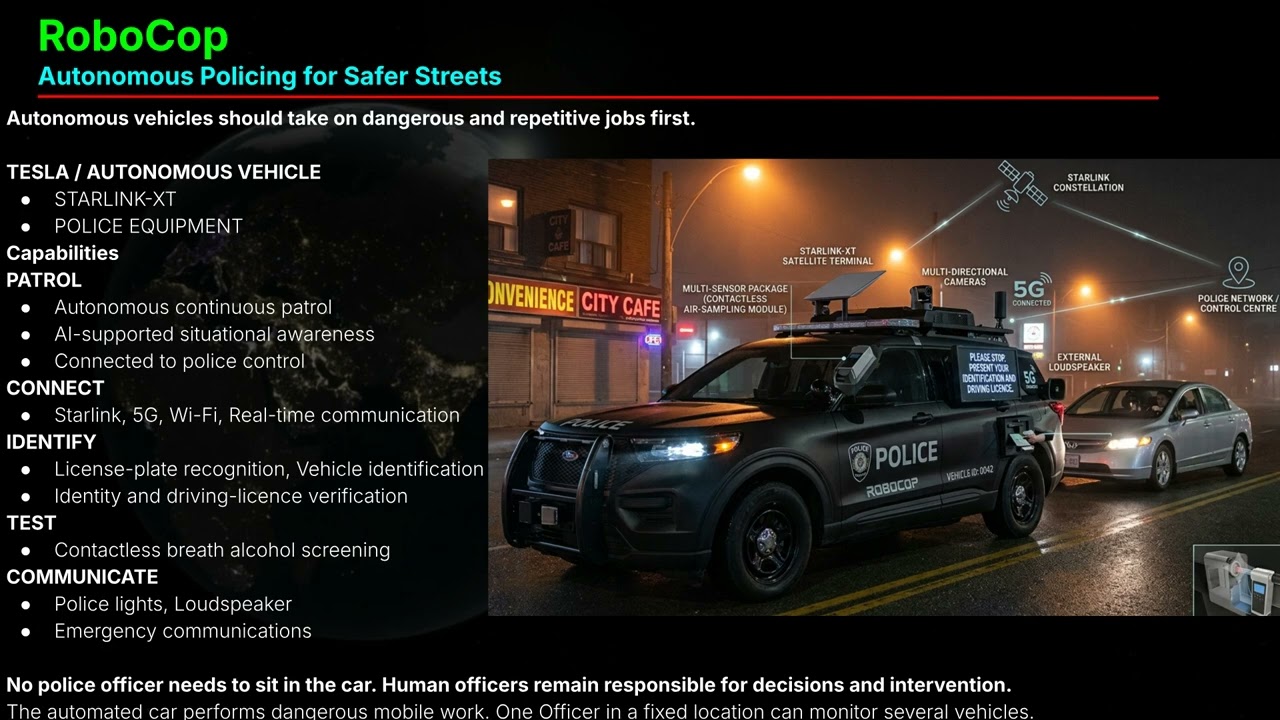 SDD-200-P42-1001 Project 2042 Technology - RoboCop Autonomous Policing for Safer Streets