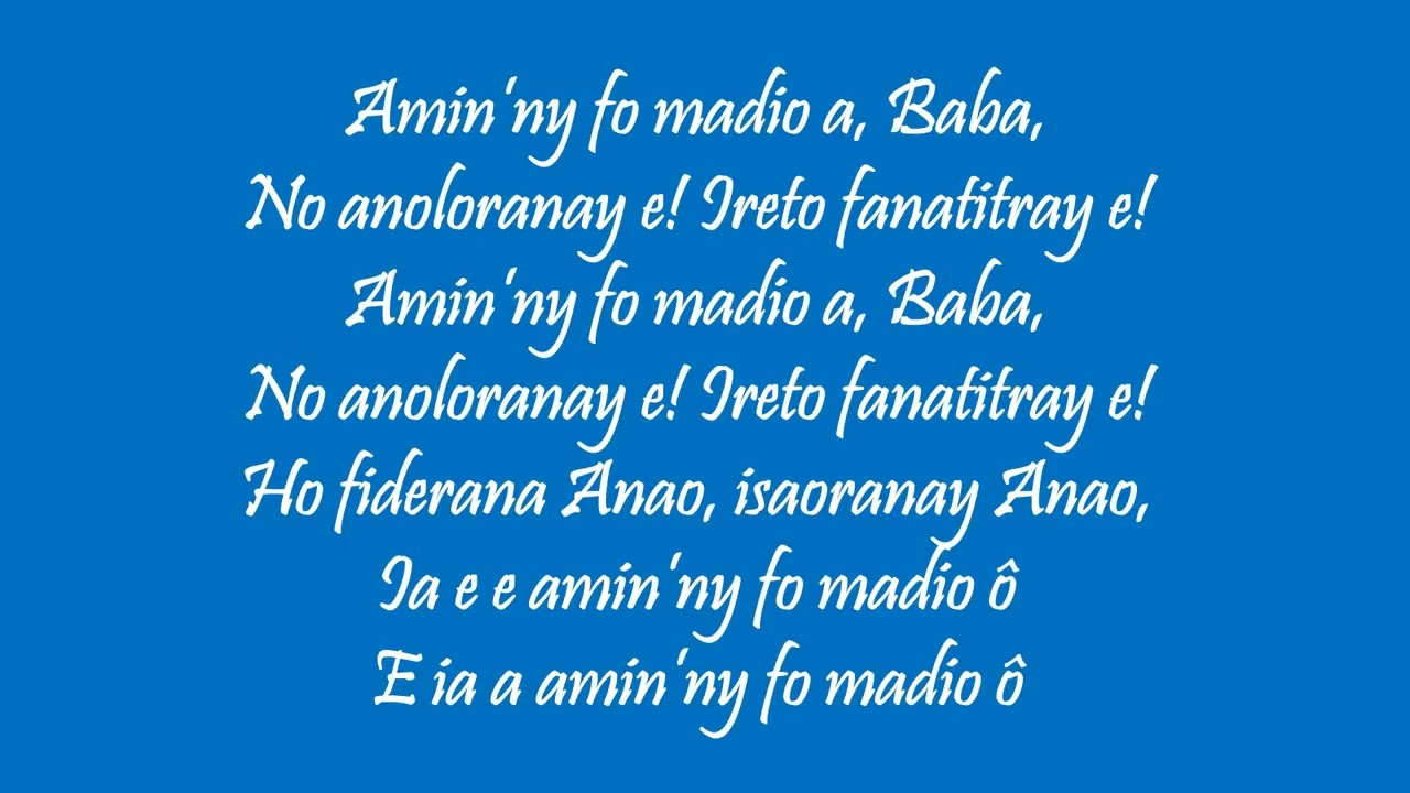 Amin'ny fo madio