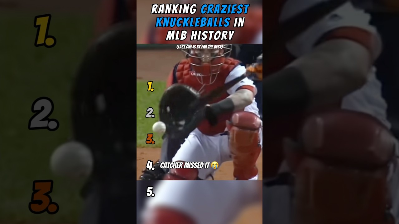Ranking Craziest Knuckleballs In MLB History #baseball #pitching #mlb #knuckleball #sports #athlete
