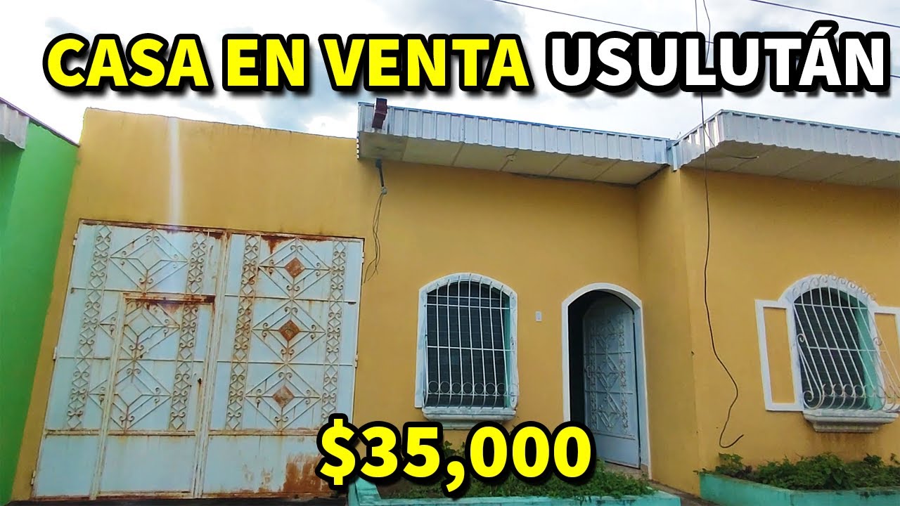 😱 PRECIOSA CASA en VENTA en USULUTAN ¡no creerás el precio! | El Salvador