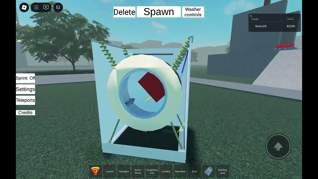 [1st]Washing machine destruction fun roblox 🛜
