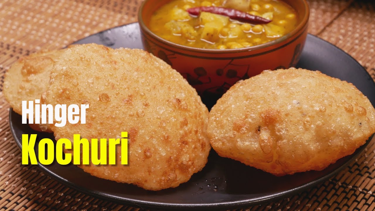Hinger Kochuri / হিং এর কচুরি / Hing &eacute;r Kochuri - Bengali Snacks / হিঙের কচুরি / Recipe #202