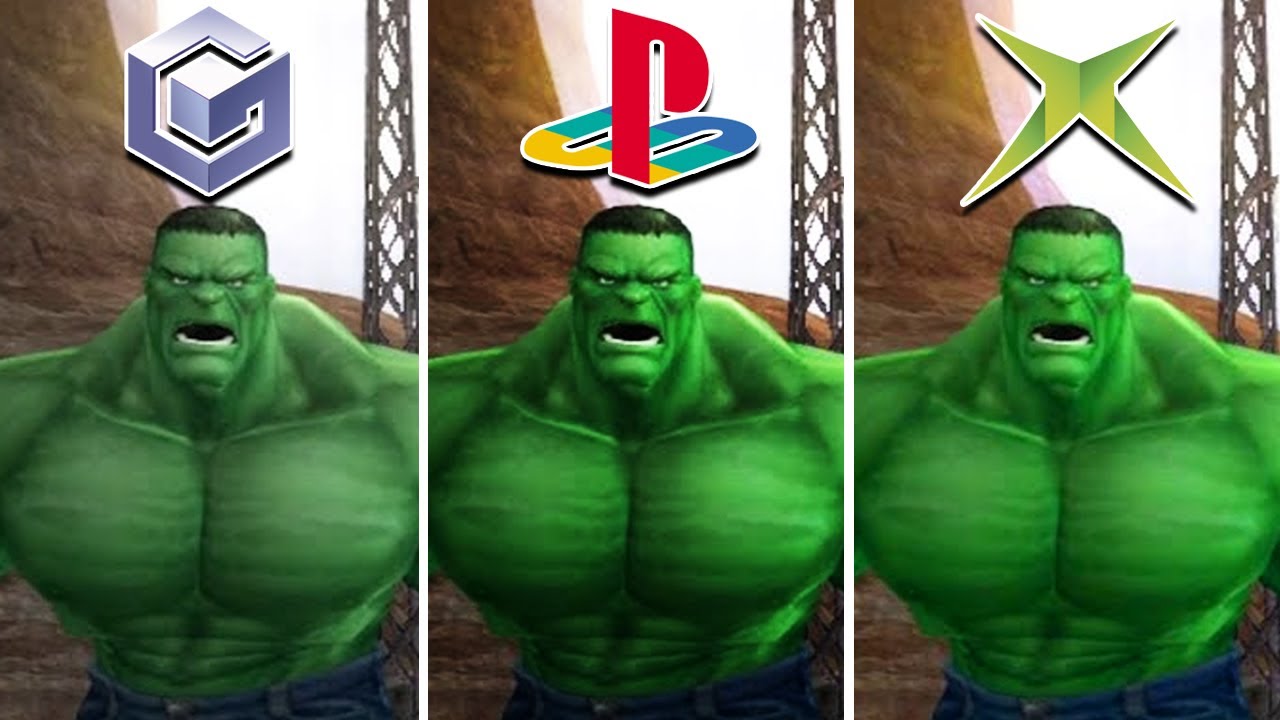 The Incredible Hulk Ultimate Destruction (2005) Gamecube vs PS2 vs XBOX (Which One is Better?)
