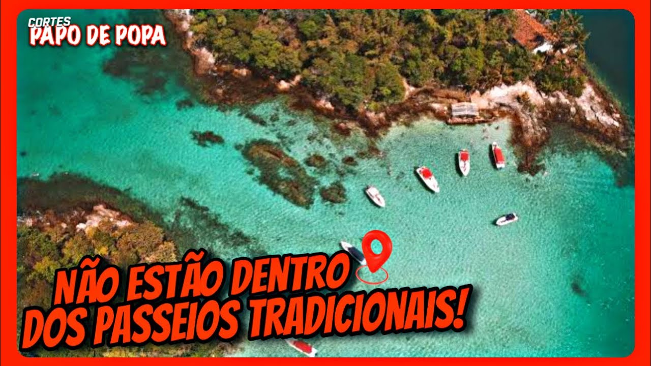 VOC&Ecirc; N&Atilde;O PODE DEIXAR DE CONHECER ESSAS ILHAS DE PARATY!