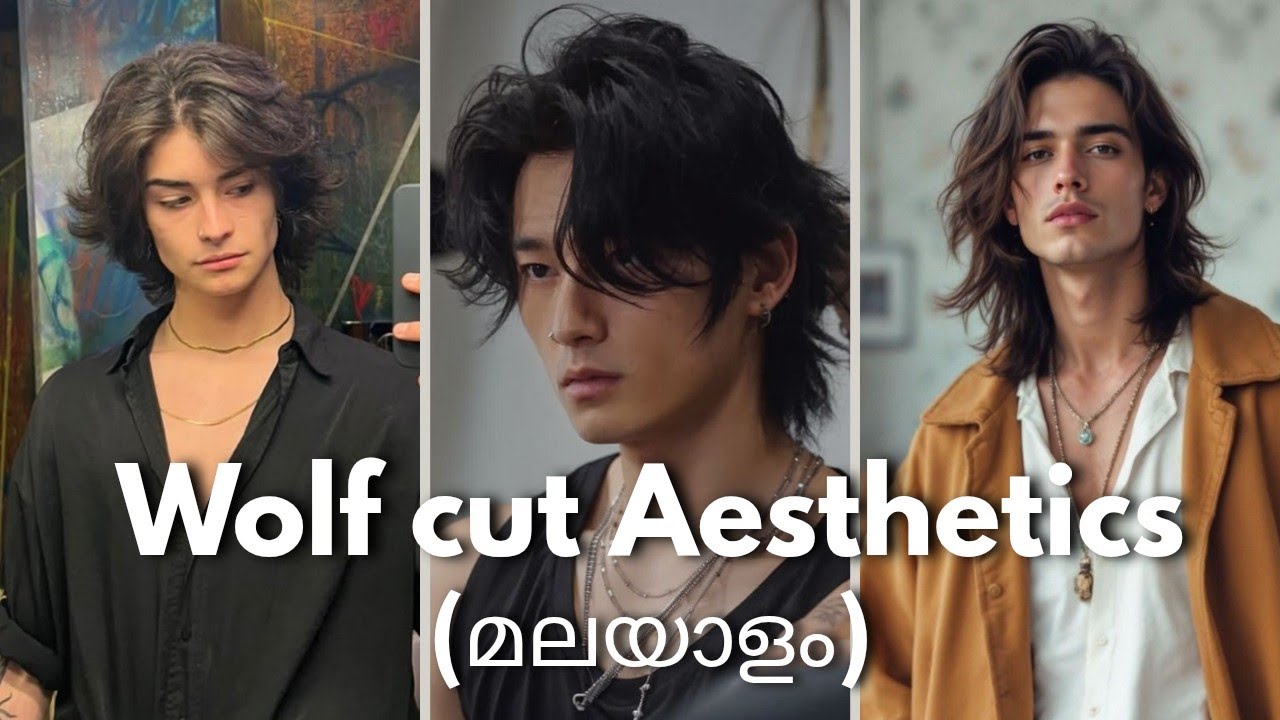 Girls Love This Haircut &ndash; Wolf Cut for Men! Malayalam - മലയാളം