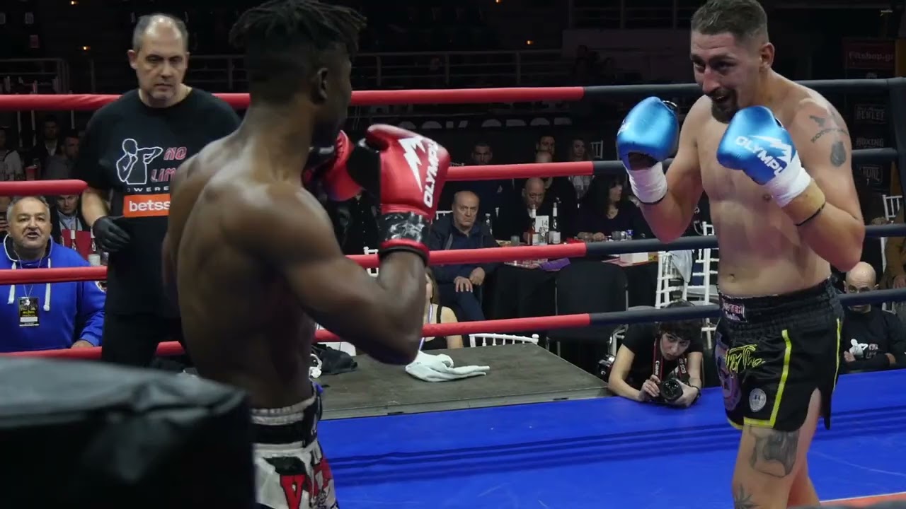 CHRISTOS AVRAMIDIS(GR)  VS MABOKO MABE(KONGO) K-1 FIGHT NO LIMITS 35 ALEXANDER THE GREAT BELT