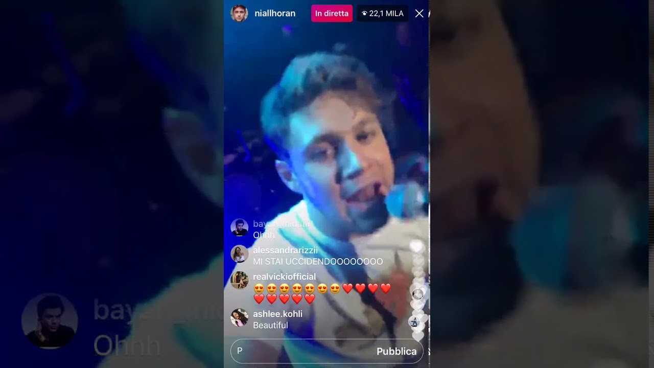 NIALL HORAN LIVE ON INSTAGRAM 1 PART / 9-11-17