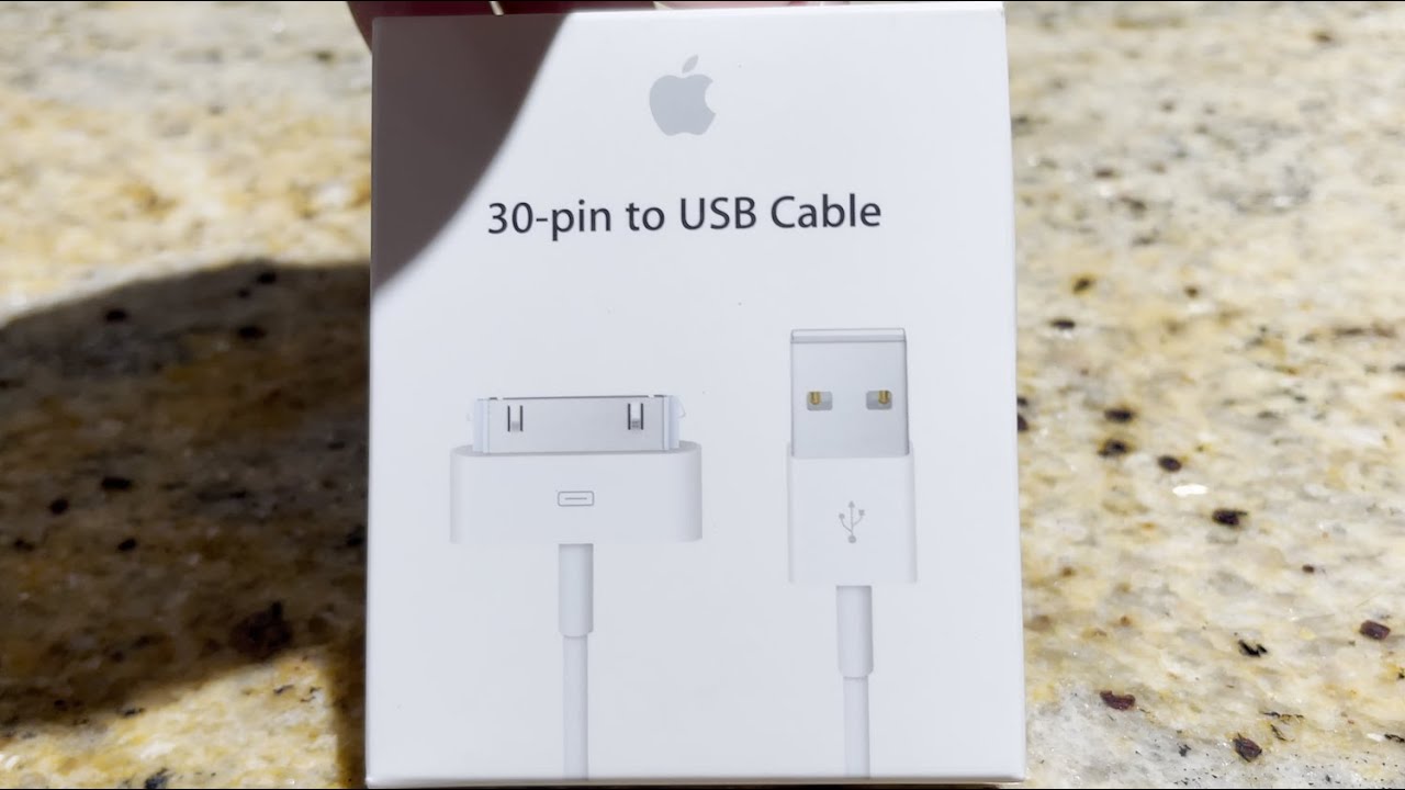 Apple 30 pin to USB Cable Unboxing in 2022