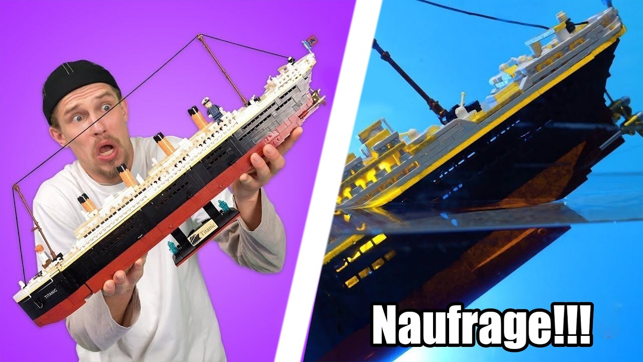Je fais couler des bateaux LEGO !